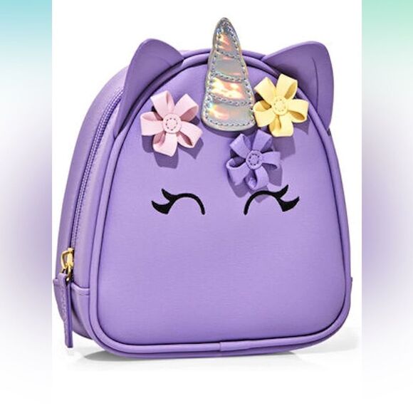 Bath & Body Works Unicorn Makeup Cosmetic Case Organizer Portable Storage Bag - Picture 2 of 6